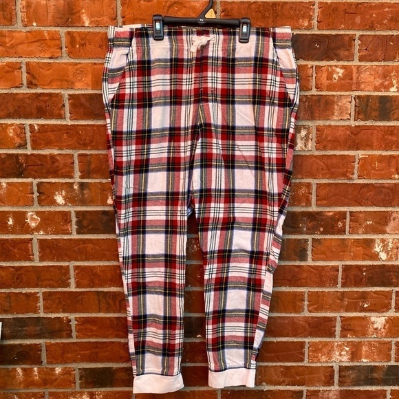 Old Navy Womens Large Red Plaid Pajama Pants - Picture 8 of 8